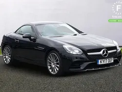 Black Used 2017 Mercedes SLC300 AMG line Cabriolet | £19,299 (Fair price)