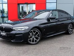Black Used 2021 BMW 520 M Sport Sedan | £25,900 (Fair price)