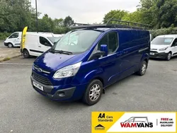 Blue Used 2015 Ford Transit Custom Limited Van | £10,495 (Expensive)