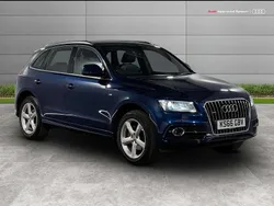Blue Used 2016 Audi Q5 S-Line SUV | £17,999 (Fair price)