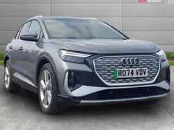Grey Used 2024 Audi Q4 e-tron S-Line SUV | £36,490 (Fair price)