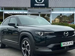 Jet black Used 2025 Mazda MX30 Exclusive-Line SUV | £24,857 (A bit pricey)
