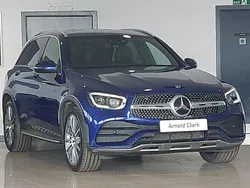 Blue Used 2020 Mercedes GLC300 AMG Line Premium SUV | £26,998 (Fair price)