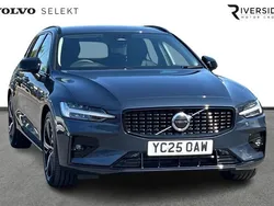 Denim blue Used 2025 Volvo V60 Plus Estate | £38,490 (Expensive)