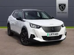 White Used 2021 Peugeot e-2008 Premium SUV | £12,995 (Fair price)