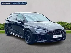 Black Used 2022 Audi RS3 Sport Hatchback | £51,626 (Fair price)