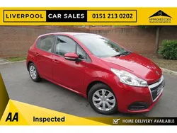 Red Used 2018 Peugeot 208 Access Hatchback | £4,495 (Fair price)
