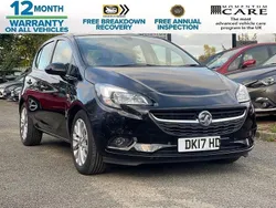 Black Used 2017 Vauxhall Corsa Hatchback | £8,495 (Fair price)