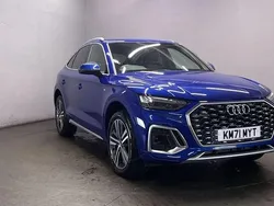 Blue Used 2021 Audi Q5 Sportback S-Line SUV | £30,499 (Good price)