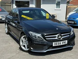 Black Used 2016 Mercedes C220 AMG line Sedan | £8,995 (Fair price)