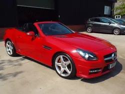 Red Used 2015 Mercedes SLK250 AMG Cabriolet | £10,495 (Fair price)