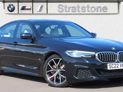 Black Used 2022 BMW 520 M Sport Sedan | £28,777 (Good price)