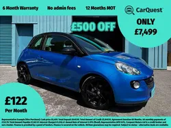 Blue Used 2018 Vauxhall Adam Hatchback | £7,499 (A bit pricey)