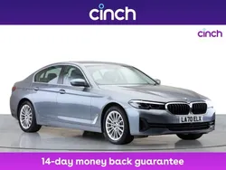 Blue Used 2021 BMW 530e Exclusive Sedan | £19,899 (Expensive)