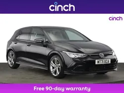 Black Used 2021 VW Golf VIII R-line Hatchback | £20,279 (Fair price)