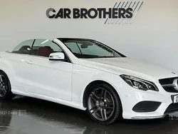 White Used 2016 Mercedes E200 AMG line Cabriolet | £14,995 (A bit pricey)
