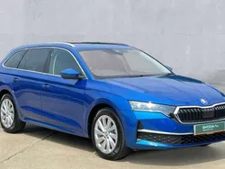 Race blue metallic Used 2024 Skoda Octavia SE L Estate | £27,890
