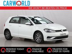 White Used 2018 VW Golf VII SE Hatchback | £8,700 (Good price)