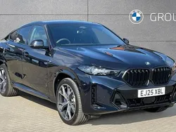 Black Used 2025 BMW X6 M Sport SUV | £68,455 (Fair price)