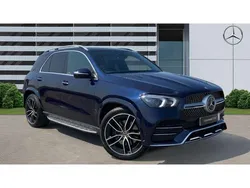 Blue Used 2021 Mercedes GLE350 AMG line SUV | £48,455 (Fair price)