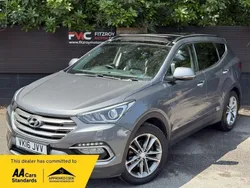 Silver Used 2016 Hyundai Santa Fe Premium SE SUV | £14,495 (A bit pricey)