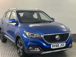 Blue Used 2018 MG ZS Exclusive Sedan | £10,995 (Fair price)
