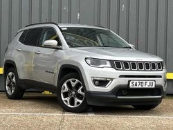 Silver Used 2020 Jeep Compass Limited SUV | £13,885 (Fair price)