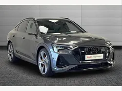 Grey Used 2022 Audi e-tron Sportback Advanced SUV | £37,990