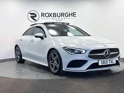 White Used 2021 Mercedes CLA180 AMG line Sedan | £20,750 (Fair price)