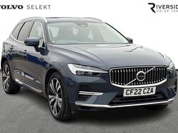 Denim blue Used 2022 Volvo XC60 Inscription SUV | £33,999 (Fair price)