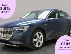 Blue Used 2022 Audi e-tron Sportback Advanced SUV | £21,111 (Super price)