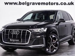 Metallic black Used 2022 Audi Q7 S-Line SUV | £43,750 (A bit pricey)