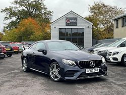 Blue Used 2017 Mercedes E220 AMG Line Premium Coupe | £17,990 (A bit pricey)