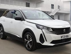 White Used 2021 Peugeot 3008 Premium Hatchback | £12,779 (Fair price)