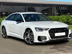 White Used 2025 Audi A6 Black Edition Sedan | £36,990 (Fair price)