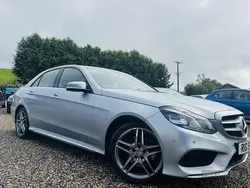 Silver Used 2013 Mercedes E220 AMG Sedan | £7,450 (Fair price)