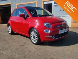 Red Used 2018 Fiat 500C Lounge Cabriolet | £7,299 (Good price)