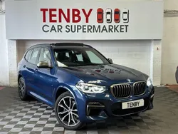 Blue Used 2019 BMW X3 M Sport SUV | £25,795 (Good price)