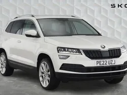 White Used 2022 Skoda Karoq SE L SUV | £21,307 (Fair price)
