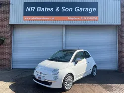 White Used 2015 Fiat 500 Lounge Hatchback | £4,995 (Fair price)