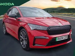 Red Used 2024 Skoda Enyaq iV SportlinePlus SUV | £30,225 (Good price)