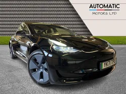 Black Used 2021 Tesla Model 3 Standard Range Plus Sedan | £17,390 (Fair price)