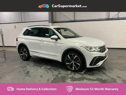 White Used 2023 VW Tiguan R-line SUV | £27,697 (Fair price)