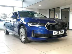 Blue New 2025 Skoda Superb SE L Hatchback | £31,995 (Fair price)
