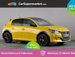 Yellow Used 2023 Peugeot e-208 GTi Hatchback | £14,097 (Fair price)
