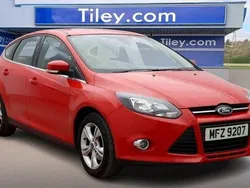 Red Used 2013 Ford Focus Zetec Hatchback | £5,490 (Fair price)