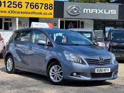 Blue Used 2011 Toyota Verso Multidrive S MPV | £4,970 (Fair price)