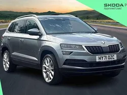 Business grey metallic Used 2021 Skoda Karoq SUV | £22,300 (Fair price)