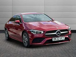 Red Used 2022 Mercedes CLA180 AMG Line Premium Sedan | £25,450 (Fair price)