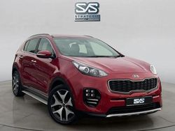 Red Used 2016 Kia Sportage GT-Line SUV | £10,490 (Fair price)